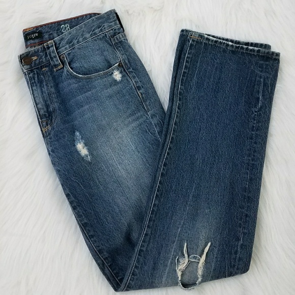 J.CREW Vintage Slim Destroyed Jeans Size 28 - Picture 7 of 8